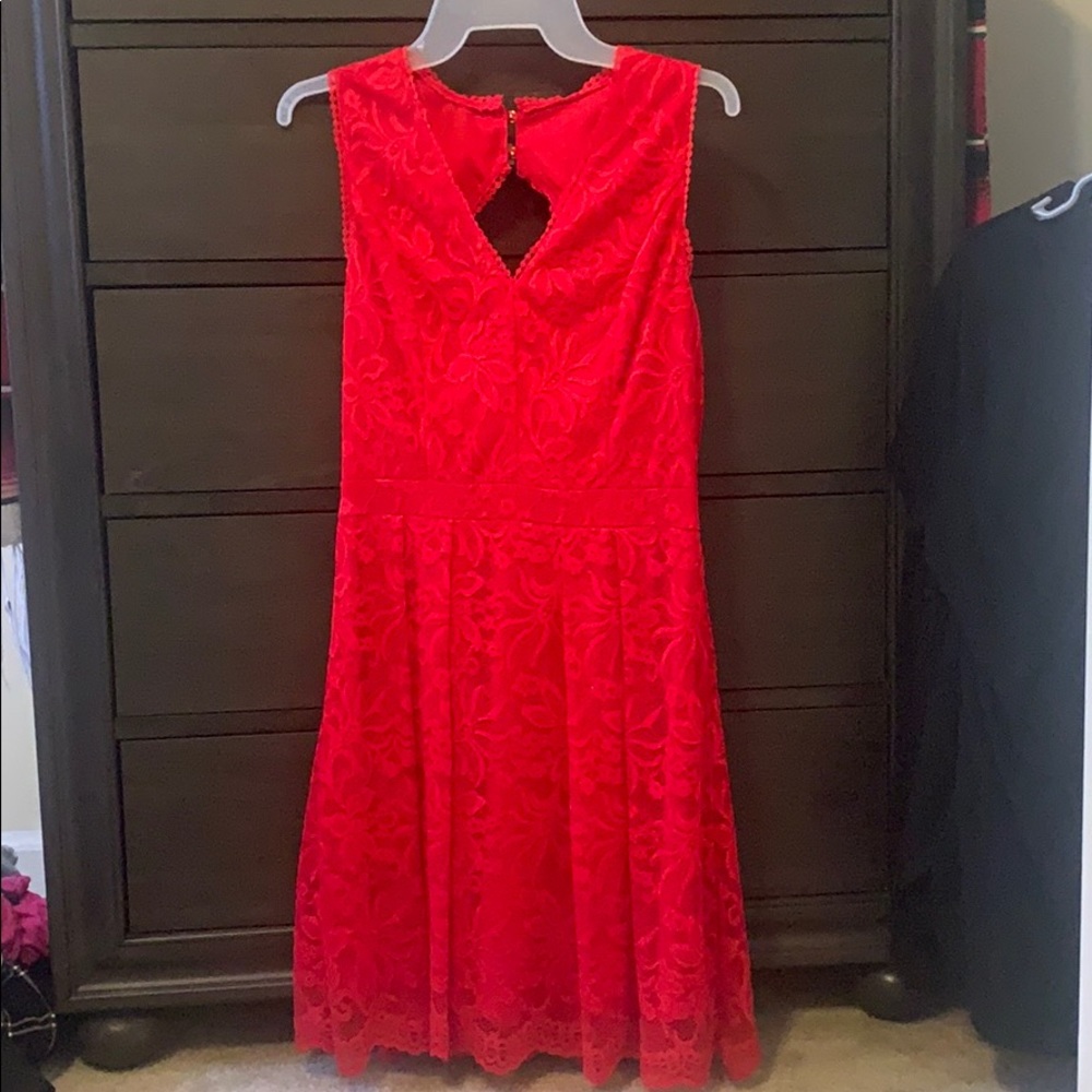Red Lacey dress
